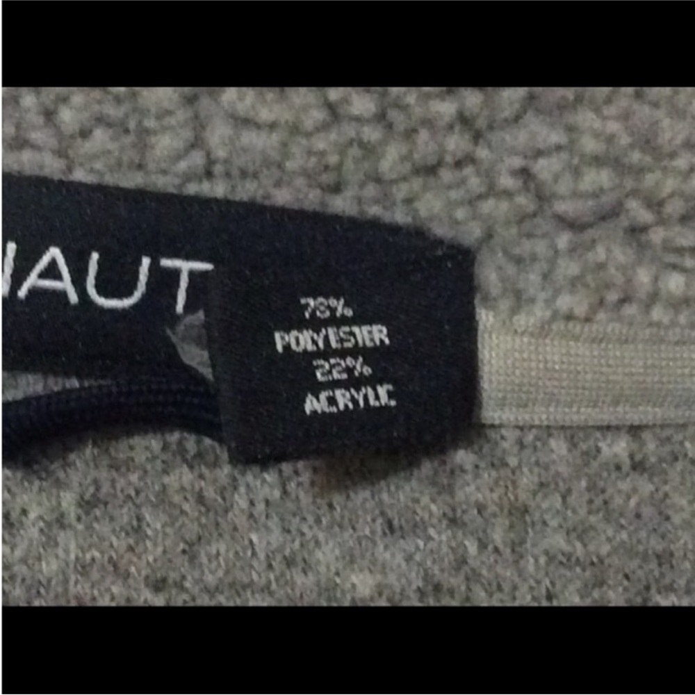 NAUTICAL VINTAGE Mens Sweater Gray PULLOVER with Snowflake Design Size XL - Picture 4 of 12